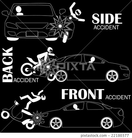 Car accident, motorcycle Car accident, motorcycle 22180377