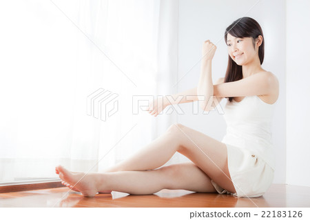 足部護理，腿部，腿部，腿部美容，女性 22183126