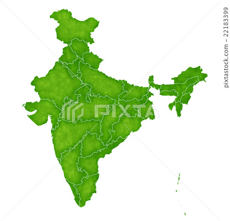 印度地圖國家圖標 印度地圖國家圖標 22183399