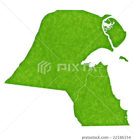 科威特地圖國家圖標 22186154