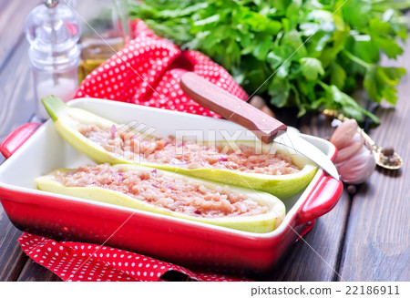 marrow stuffed with meat marrow stuffed with meat 22186911