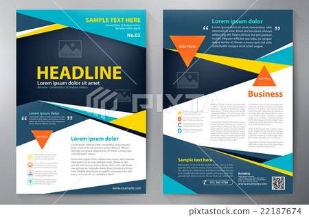 Brochure design a4 template. 22187674