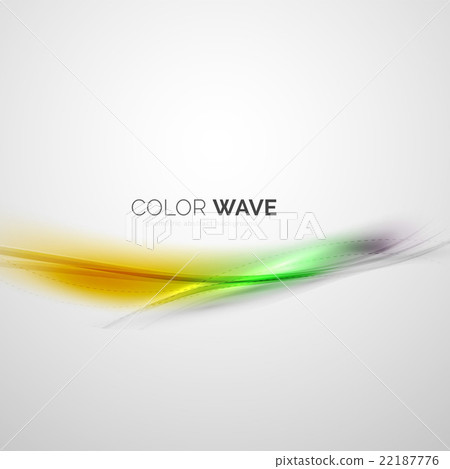Color wave vector element - Stock Illustration [22187776] - PIXTA