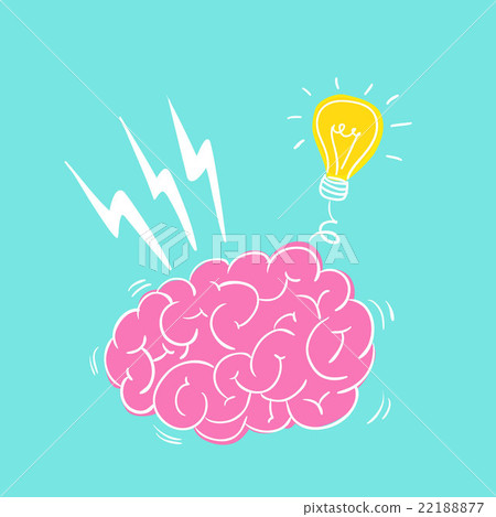 Brain storming vector illustration. Brain storming vector illustration. 22188877