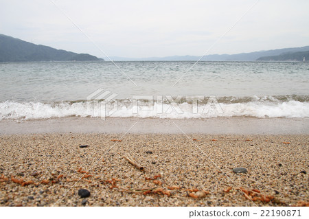 Kiyoshi的沿海波浪海灘（照片：地點：福井縣敦賀市，天氣：多雲） 22190871