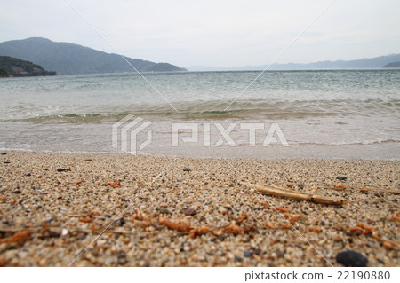 Kiyoshi的沿海波浪海灘（照片：地點：福井縣敦賀市，天氣：多雲） 22190880