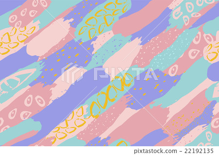 Retro vintage Memphis style fashion illustration.  22192135