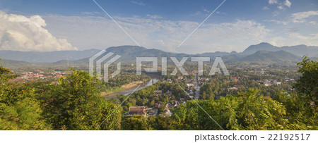Panorama of Luang Prabang city 22192517