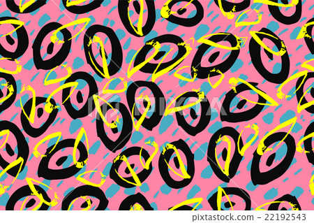 Retro vintage 80 Memphis style of fashion 22192543