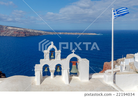 Oia. Church on Santorini. 22194034