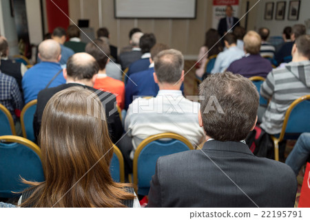 The audience in a conference hall 22195791