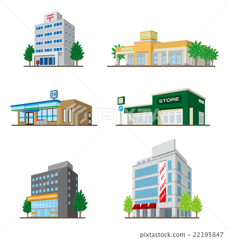 Building / solid figure - Stock Illustration [22195847] - PIXTA
