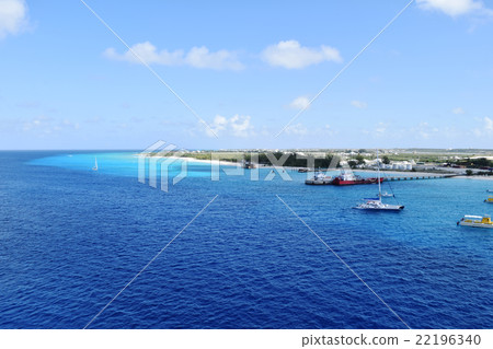 Caribbean resort Virgin Islands Overseas America Sea and summer seasonal landscape 22196340
