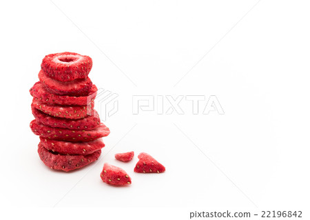 Freeze dried strawberries: freeze dried strawberries 22196842