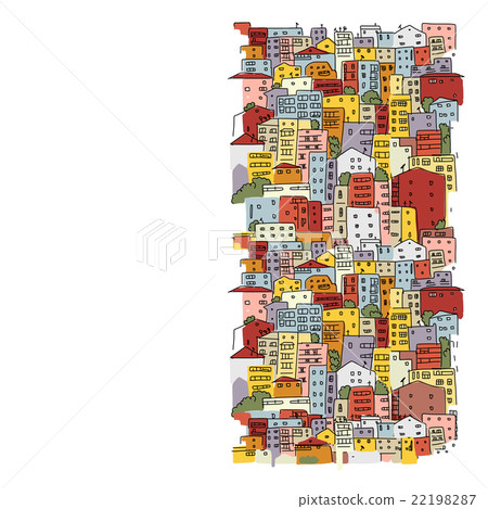 Abstract cityscape background, sketch for your 22198287