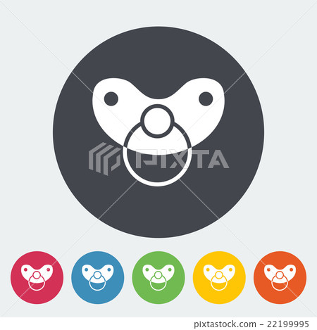 Nipple flat icon - Stock Illustration [22199995] - PIXTA