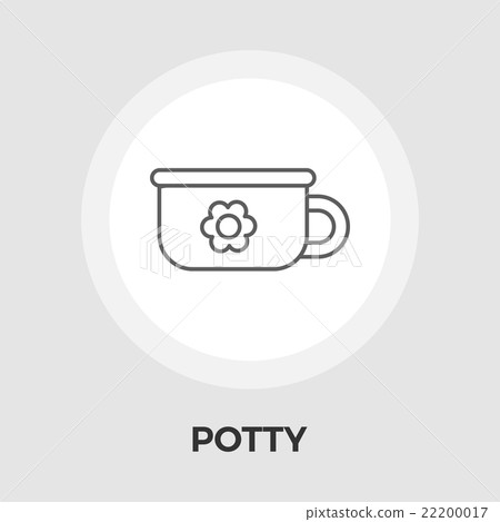 Potty vector flat icon Potty vector flat icon 22200017