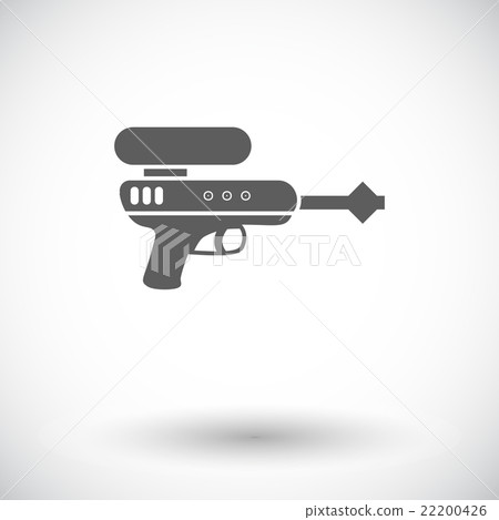Gun Toy Flat Icon Gun Toy Flat Icon 22200426