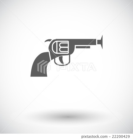 Gun Toy Flat Icon Gun Toy Flat Icon 22200429