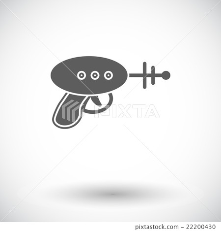 Gun Toy Flat Icon Gun Toy Flat Icon 22200430