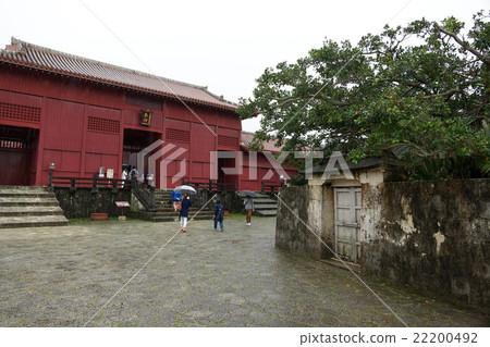 首里城堡著名猴門和森林Utaki在下關花園 首里城堡著名猴門和森林Utaki在下關花園 22200492