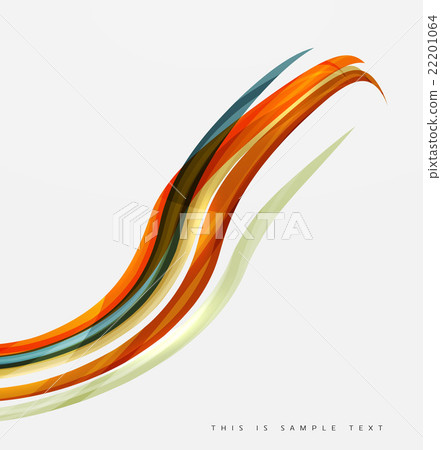 Color stripes with shiny light effects, wave line Color stripes with shiny light effects, wave line 22201064