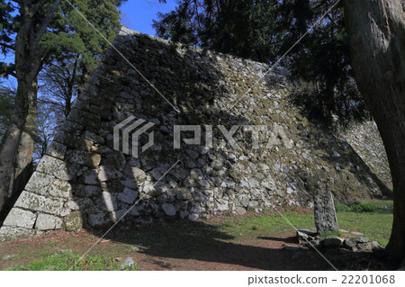 奈良縣“Takatori城堡遺址”紀念碑和Takatori城堡的紀念碑 22201068