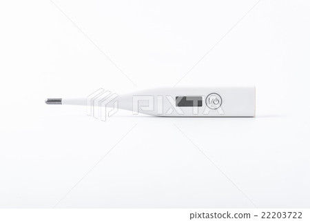 clinical thermometer on white background 22203722