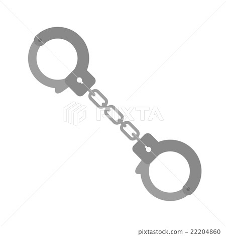 Illustration of handcuffs 22204860