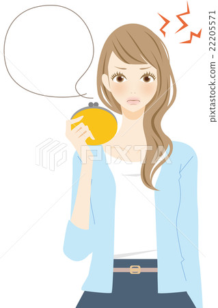 A woman with a wallet gets mad A woman with a wallet gets mad 22205571