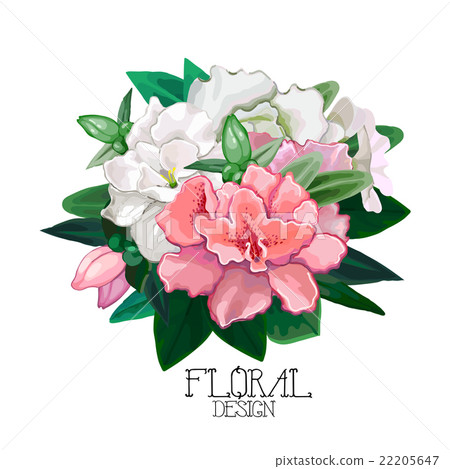 Vector azalea vignette 22205647