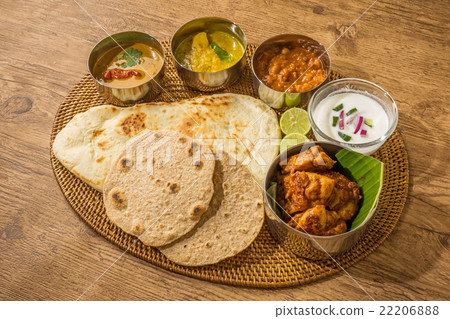 A typical set meal of India Lunch of meals south India A typical set meal of India Lunch of meals south India 22206888