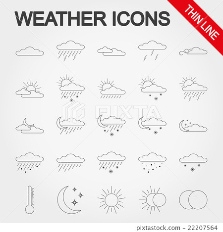 Weather icons. Weather icons. 22207564