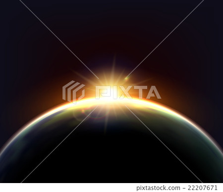 Globe Earth Sunlight Dark Background Poster Globe Earth Sunlight Dark Background Poster 22207671