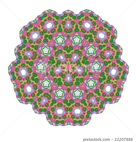 Mandala lace ornament. Mandala lace ornament. 22207888