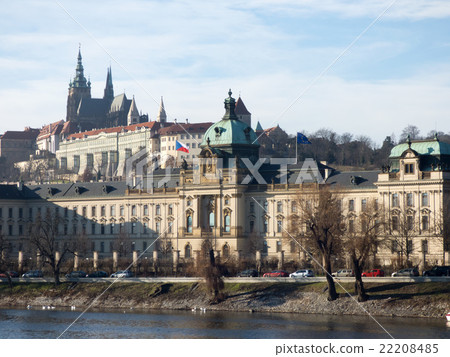 Prague Castle and St. Vitus Cathedral in Czech Prague Castle and St. Vitus Cathedral in Czech 22208485