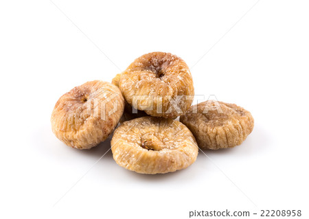 Dried Figs on white background 22208958
