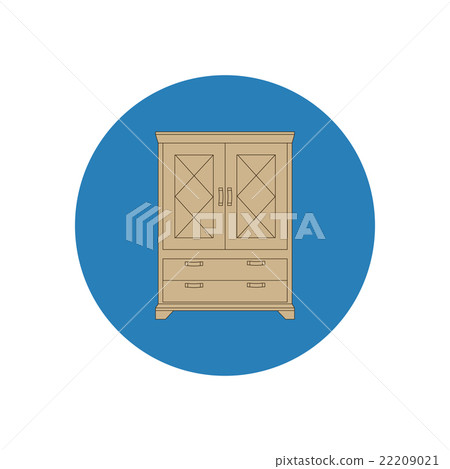 Cupboard cabinet illustration 22209021
