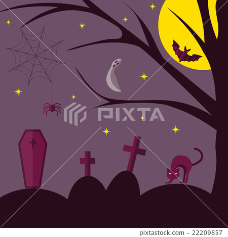 Halloween. Flat. 22209857