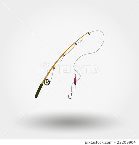Fishing rod icon. 22209904
