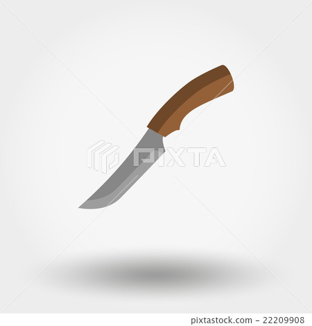 Hunting knife. Icon. Hunting knife. Icon. 22209908