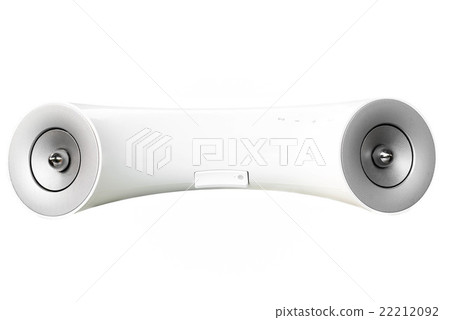 White design mobile phone speaker isolated White design mobile phone speaker isolated 22212092