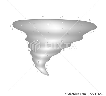 Tornado in silver design  22212652