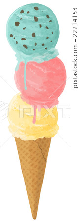 Triple ice cream 22214153
