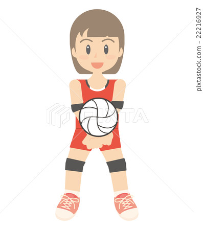 排球婦女例證 22216927