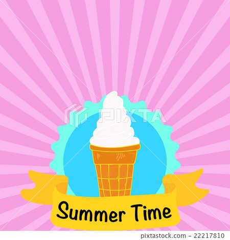 Summer vector Ice Cream Poster Summer vector Ice Cream Poster 22217810