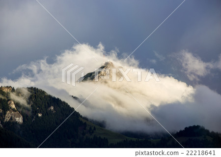 Bavarian mountain Wendelstein in autumn Bavarian mountain Wendelstein in autumn 22218641