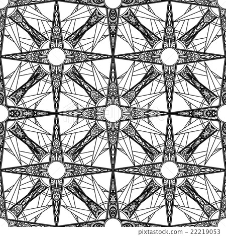 Graphic wind rose compass  22219053