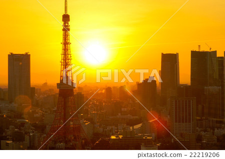 Tokyo sunset 22219206