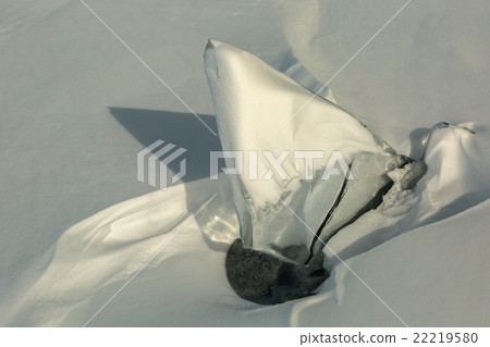 Beautiful transparent block of ice. Beautiful transparent block of ice. 22219580